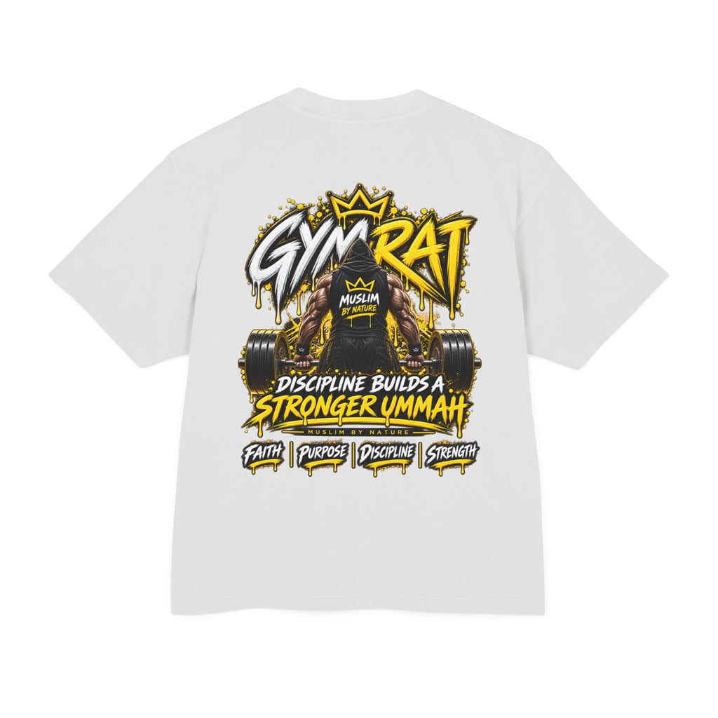 Muslim By Nature™ GYM RAT Classic | Boxy Heavyweight T-Shirt