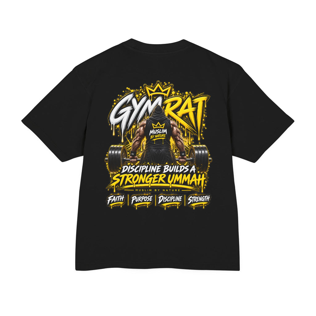 Muslim By Nature™ GYM RAT Classic | Boxy Heavyweight T-Shirt