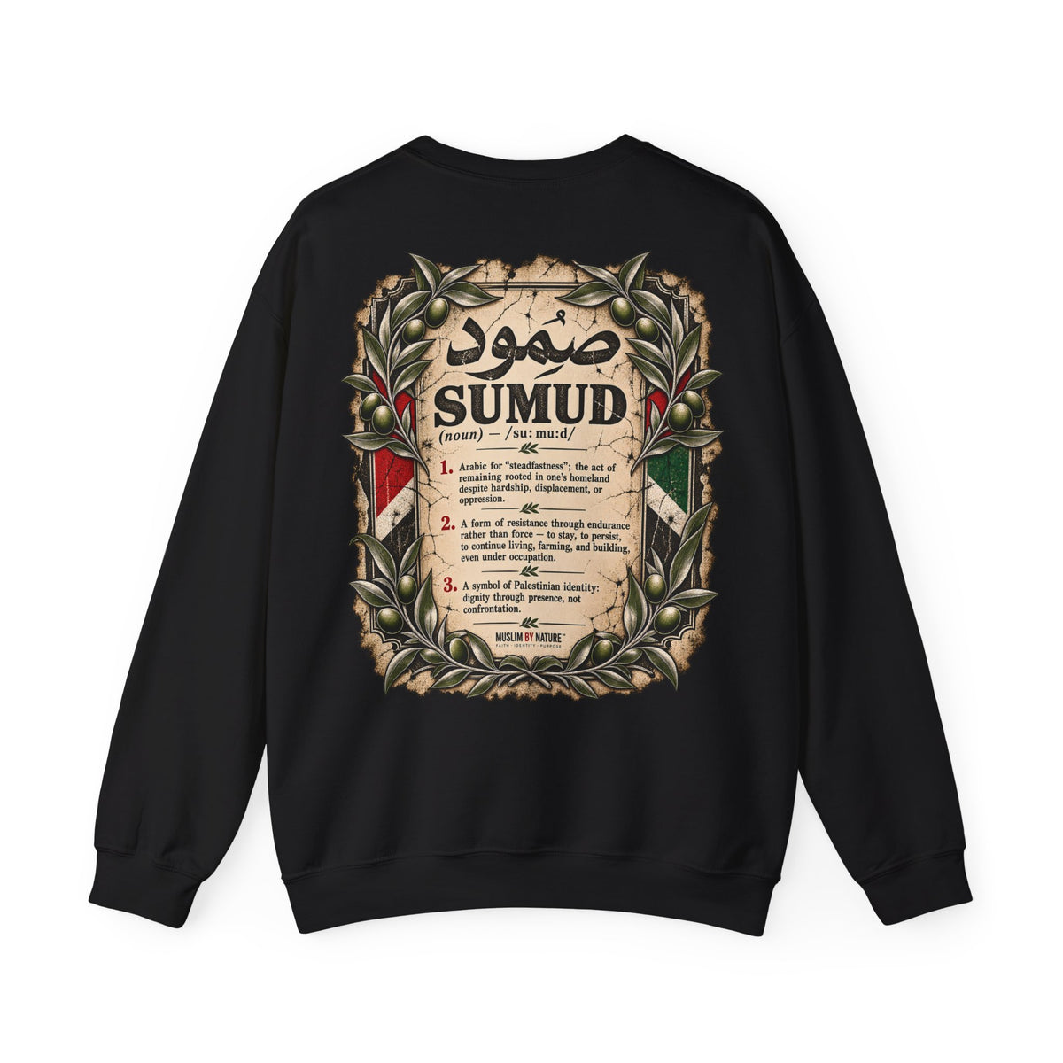 Muslim By Nature™ FREE PALESTINE | Sumud — Sweatshirt