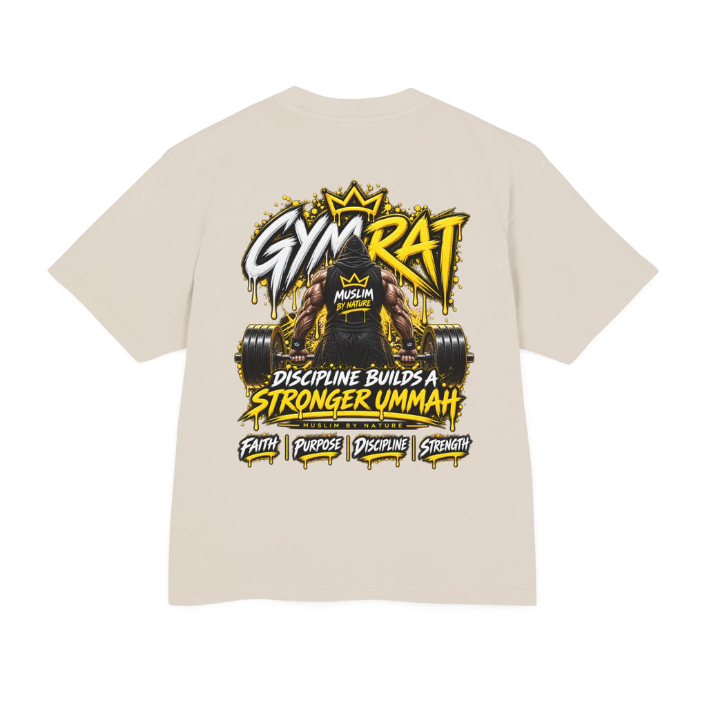 Muslim By Nature™ GYM RAT Classic | Boxy Heavyweight T-Shirt