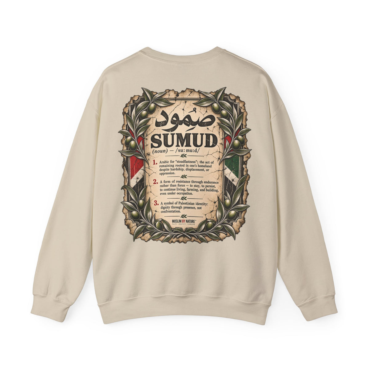 Muslim By Nature™ FREE PALESTINE | Sumud — Sweatshirt