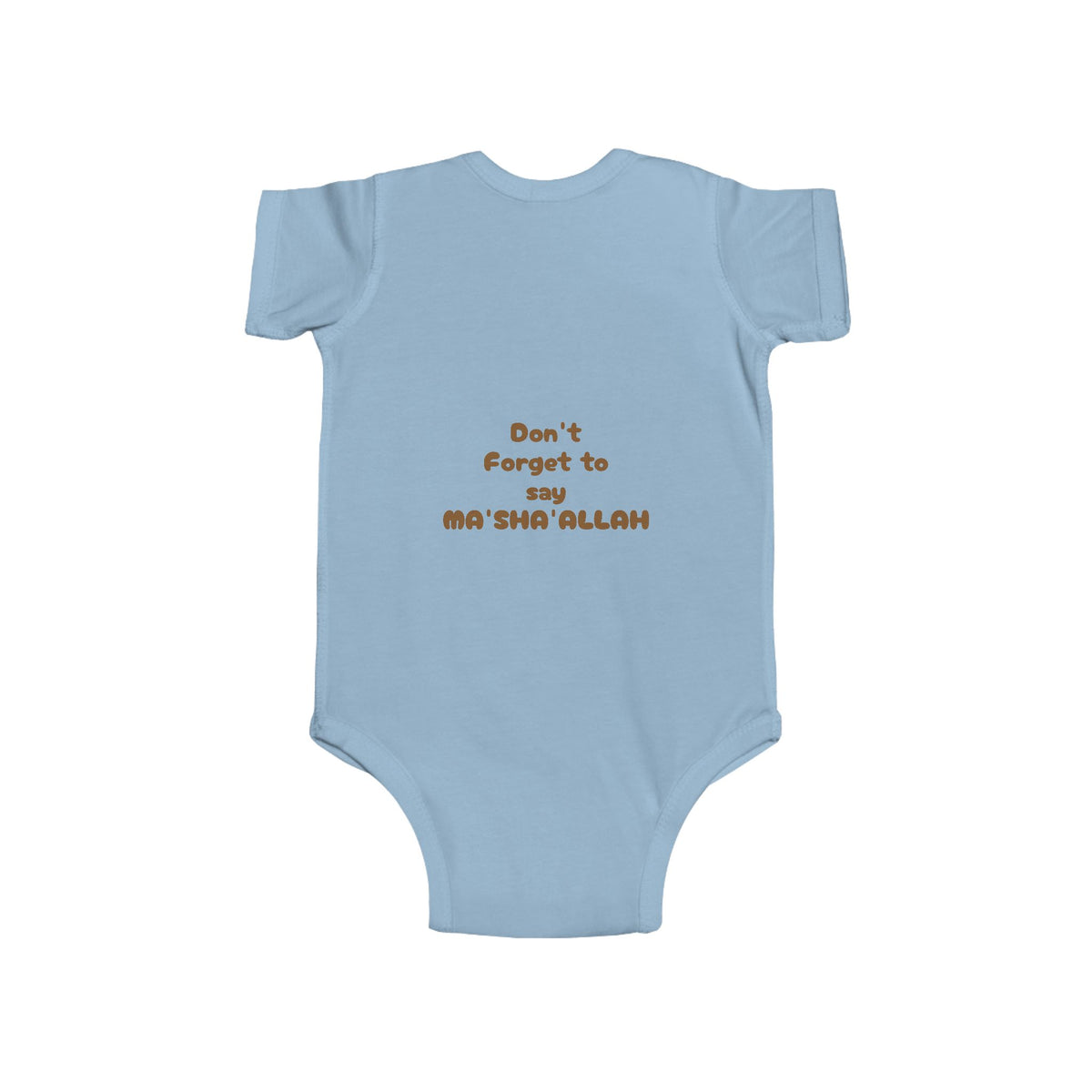 Muslim By Nature™ — Personalized "By Name, Muslim By Nature" Baby Onesie