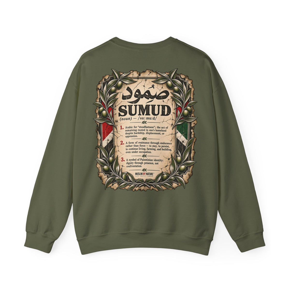 Muslim By Nature™ FREE PALESTINE | Sumud — Sweatshirt