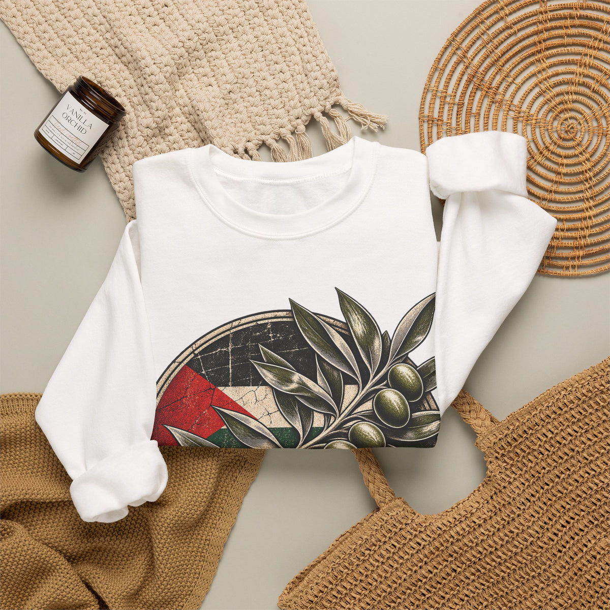 Muslim By Nature™ FREE PALESTINE | Sumud — Sweatshirt