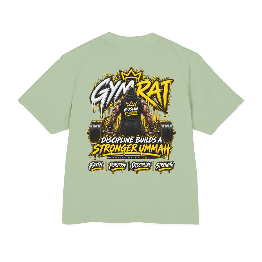Muslim By Nature™ GYM RAT Classic | Boxy Heavyweight T-Shirt