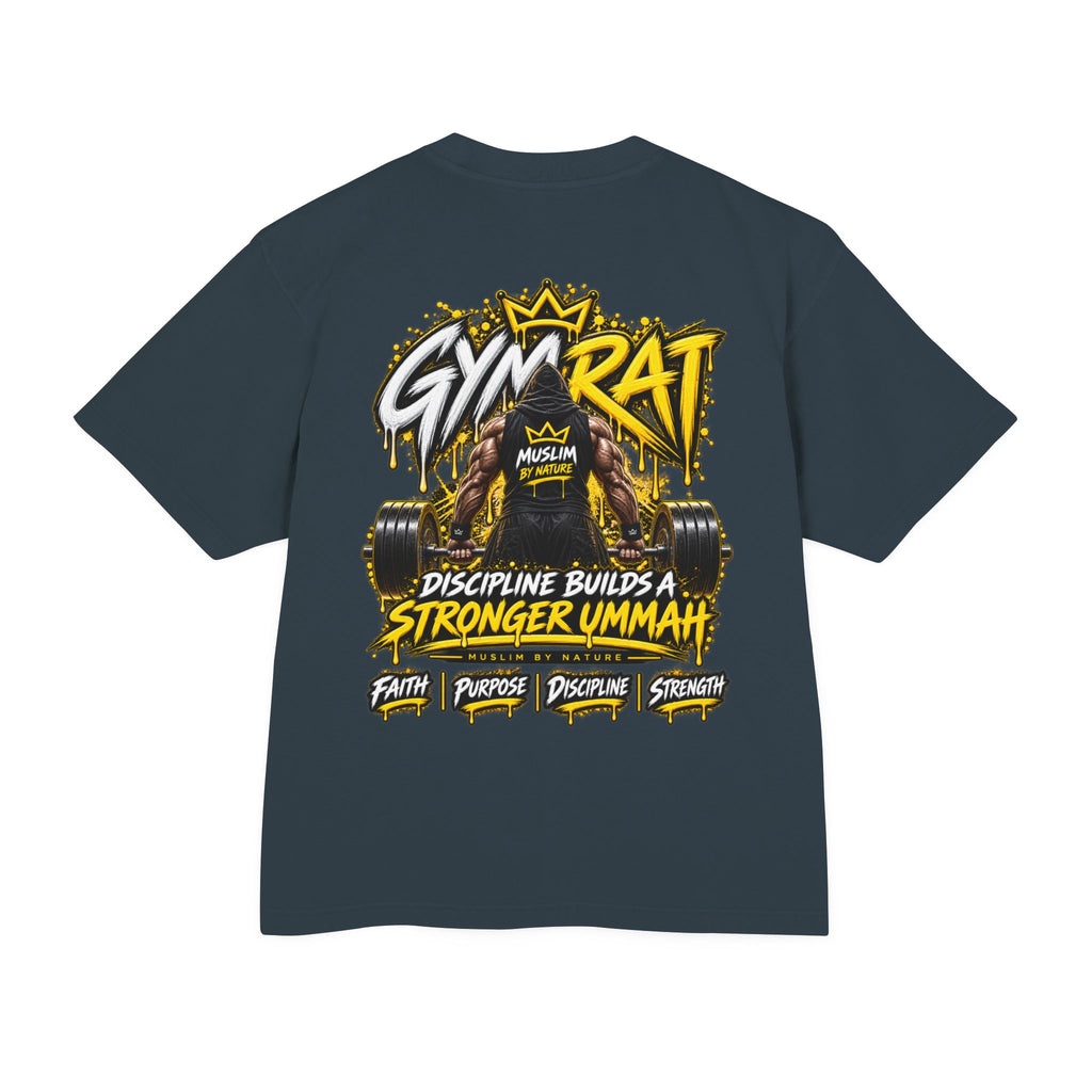 Muslim By Nature™ GYM RAT Classic | Boxy Heavyweight T-Shirt