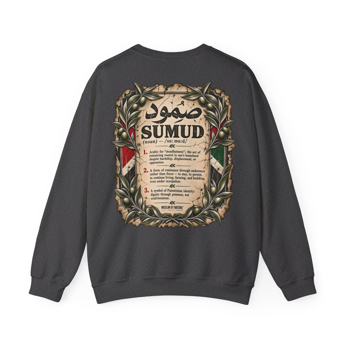 Muslim By Nature™ FREE PALESTINE | Sumud — Sweatshirt