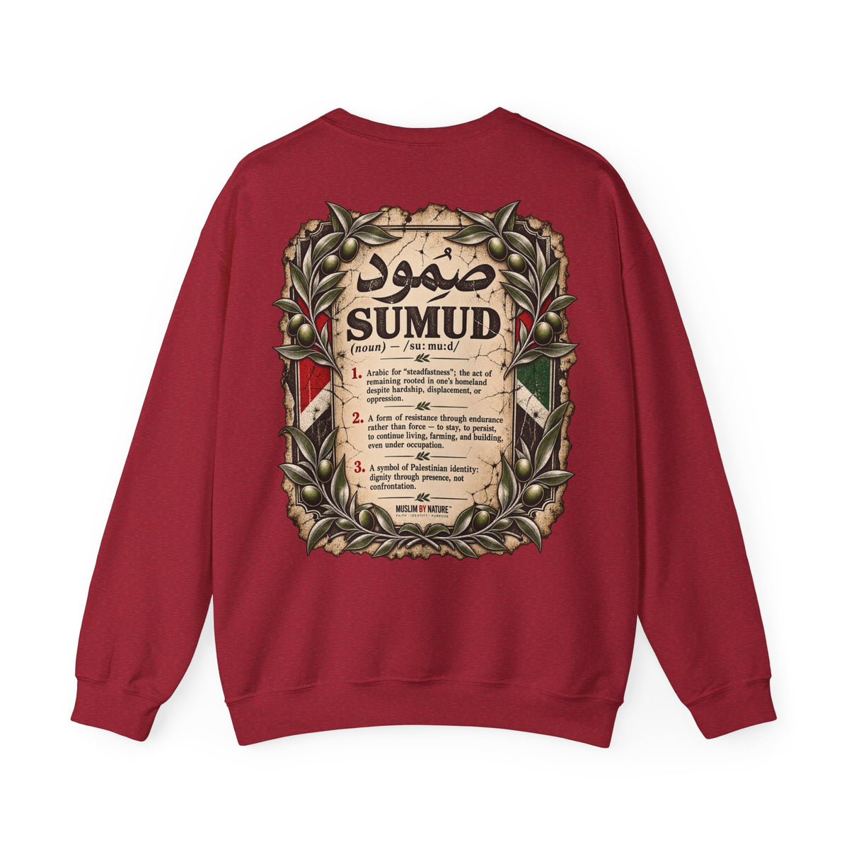 Muslim By Nature™ FREE PALESTINE | Sumud — Sweatshirt